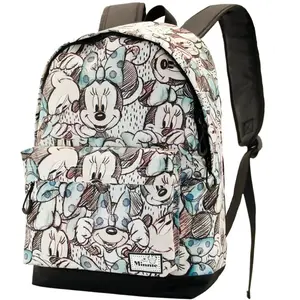 Sac à dos - Disney - Minnie - Noir - Urbain - Rembourré avec port USB