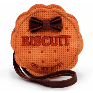 Oh My Pop! Biscuit Rotondo Porte-monnaie, Beige pas cher