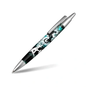 PRODG Extreme - Stylo à bille, argent, noir, 1 unité (Lot de 1) pas cher