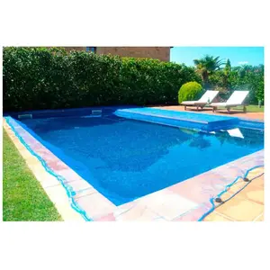 FUN & GO Filet de piscine 4x8m couverture de piscine à feuilles pas cher