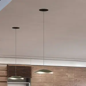 Bover Suspension LED encastrée Valentina S24, gris olive/blanc pas cher