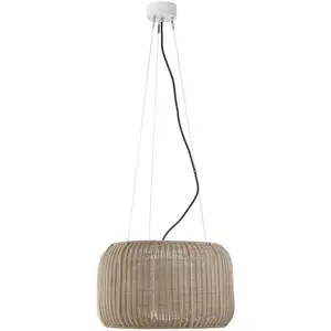 Comparateur de prix : Bover Suspension d'extérieur LED Fora S, blanc naturel/beige, Ø 50 cm