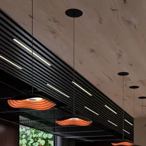 Bover Suspension LED encastrée Valentina S24, noir/cuivre pas cher