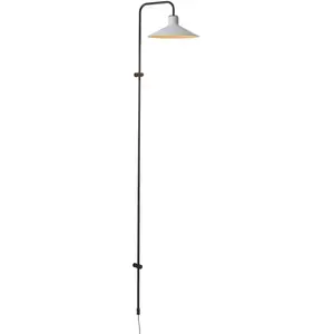 Bover Applique murale Platet A/05, noir/gris, 142 cm, E14Vendu parluminaire