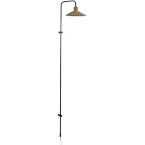 Bover Applique murale Platet A/05, noir/laiton, 142 cmVendu parluminaire