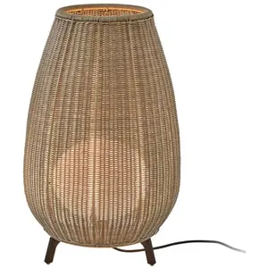 Comparateur de prix : Bover luminaire de terrasse LED Amphora, 77 cm, brun graphite/beige