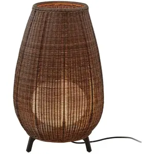 Comparateur de prix : Bover luminaire de terrasse LED Amphora, 77 cm, brun graphite/brun