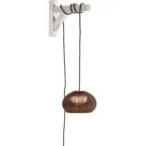 Comparateur de prix : Bover Suspension LED Garota, fiche brun graphite/brun