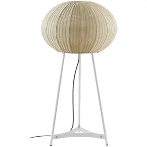 Comparateur de prix : Bover Lampadaire Garota, blanc/ivoire, hauteur 133 cm