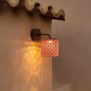 Comparateur de prix : Bover Nans A Applique d'extérieur LED, rouge, Ø 16,7 cm