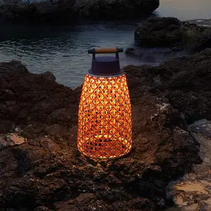 Comparateur de prix : Bover Nans M/41/R Lampe à poser sur batterie pour l'extérieur, rouge