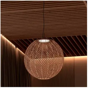 Comparateur de prix : Bover Nans Sphere S/80 suspension d'extérieur LED beige