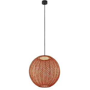 Comparateur de prix : Bover Nans Sphere S/60 suspension d'extérieur LED rouge