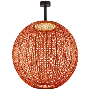Comparateur de prix : Bover Nans Sphere PF/60 Plafonnier d'extérieur LED rouge