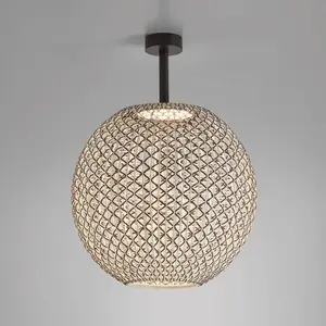 Comparateur de prix : Bover Nans Sphere PF/80 Plafonnier d'extérieur LED brun