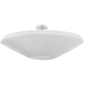 BOVER lampe de plafond SIAM 80 (Nastro traslucido bianco - Ferro, acci...Vendu parmyareadesign