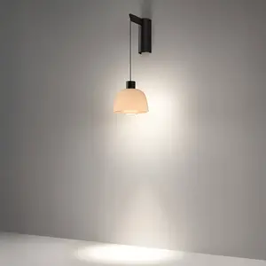 Comparateur de prix : Applique murale LED Bover Drep A/01, opale nude, verre, 2 700 K