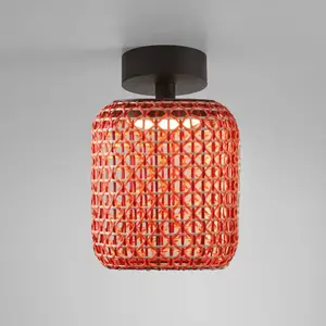 Comparateur de prix : Bover Nans PF/21 Plafonnier d'extérieur LED, rouge