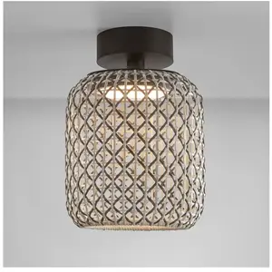 Comparateur de prix : Bover Nans PF/21 Plafonnier d'extérieur LED, brun