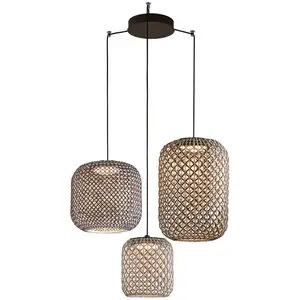 Comparateur de prix : Bover Nans S/3L suspension LED à 3 lampes, brune