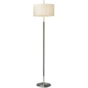 BOVER lampadaire DANONA P (Paralume nastro traslucido crema con strutt... pas cher