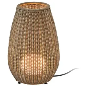 Comparateur de prix : Lampe de table LED Amphora de Bover, marron/beige hauteur 47 cm