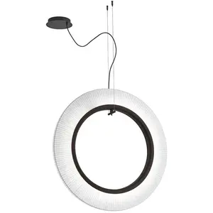 BOVER lampe à suspension RODA S/90/V (Nastro traslucido bianco, dimmer...Vendu parmyareadesign