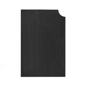 BOVER élément modulaire ARID TILES (Nero ebano, modulo destro - Aluminium)Vendu parmyareadesign
