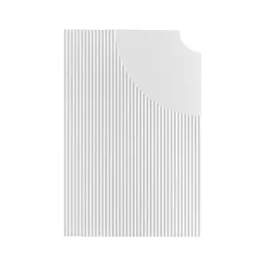 BOVER élément modulaire ARID TILES (Bianco, modulo destro - Aluminium)Vendu parmyareadesign
