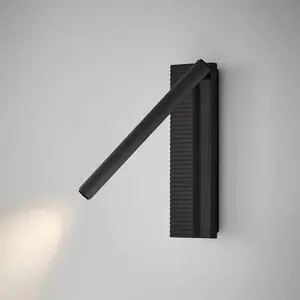 Comparateur de prix : Applique murale LED Bover Arid A/03 noir, aluminium, 2 700 K