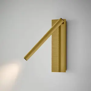 Comparateur de prix : Applique murale LED Bover Arid A/03 jaune sable, aluminium, 2 700 K