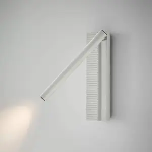 Comparateur de prix : Applique murale LED Bover Arid A/03 blanche, aluminium, 2 700 K