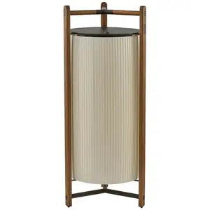 BOVER lampadaire KANDO P/111/R (Nastro crema - Alluminio, legno di tea...
