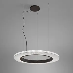 Comparateur de prix : Bover Suspension LED Roda S/90, brun/blanc, Ø 90 cm, TRIAC