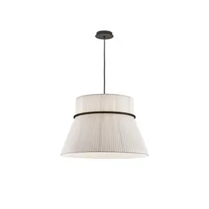 BOVER lampe à suspension FOLIE S/60 (Nastro traslucido crema - Acciaio...Vendu parmyareadesign