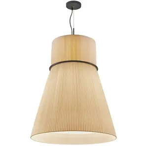 BOVER lampe à suspension FOLIE S/70 (Nastro traslucido crema - Acciaio...Vendu parmyareadesign