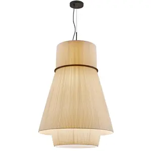 BOVER lampe à suspension FOLIE S/70.2 (Nastro traslucido crema - Accia...Vendu parmyareadesign