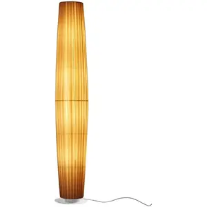 BOVER lampadaire MAXI P/03 (Nastro traslucido crema - Ferro, ottone, n... pas cher