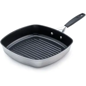Bergner MasterPRO GRIL PAN 28X28CM ALUMINIUM FORGÉ IND SMART MP pas cher