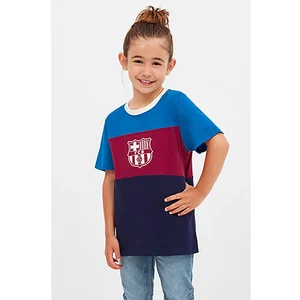 FCB BarÇa T-shirt à Manches Courtes Crest pas cher