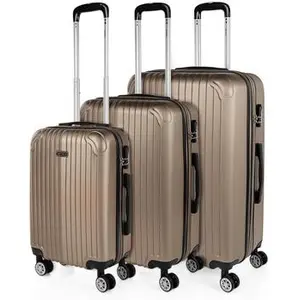 Itaca Valise à Roulettes Sevron Rigid Abs T71500 3 Unités