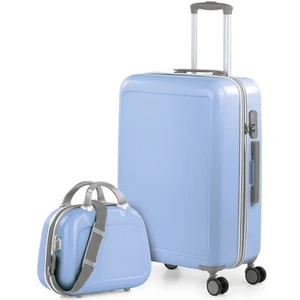 ITACA Set Valise Rigide 3 Pièce 702660B Bleu pas cher