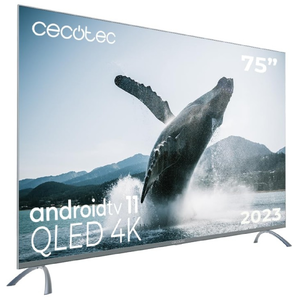 Cecotec Téléviseur QLED 75" Smart TV Série V3+ VQU30075+S, 4K UHD, And... pas cher