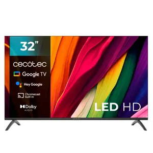 Comparateur de prix : Cecotec Téléviseur LED 32" Smart TV A4 Series ALH40032. Résolution HD,...