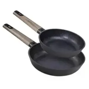 Lot 2 poêles Cecotec Polka Excellence Bucket Set Force Noir, 20-24cm pas cher
