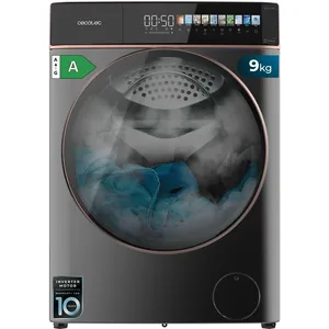Cecotec - Lave-linge autodose de chargement frontal acier de 9 kg de c... pas cher