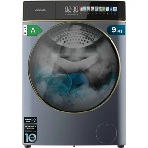 Cecotec Lave-linge de chargement frontal ice blue de capacité 9 kg de ... pas cher