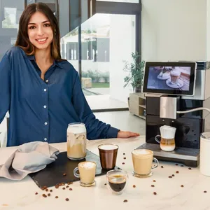 BARISTEO Machine à café super-automatique - Cremmaet - Tempo - Écran T... pas cher