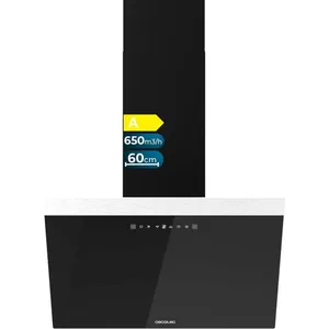Cecotec Hotte décorative Bolero Flux DT 606500 Glass Black A pas cher