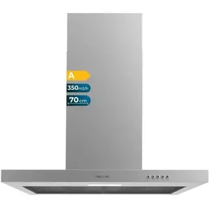 Cecotec Hotte décorative - Bolero - Flux TM 703500 - Inox - 70 cm - 350 m3/h pas cher